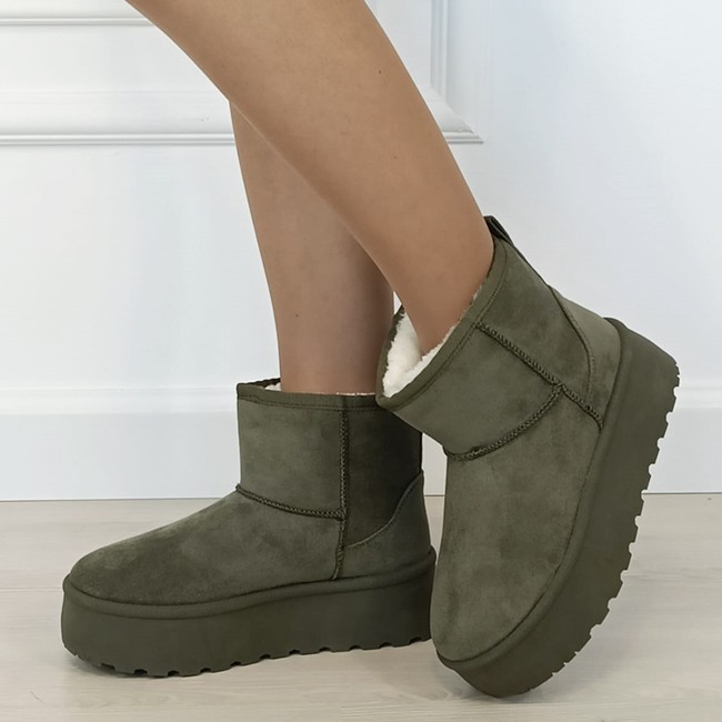 Ghete verzi imblanite cu talpa groasa LT33-45 111