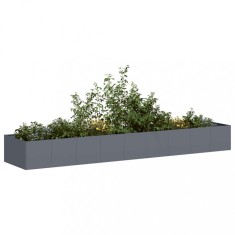 vidaXL Jardinieră Antracit 360x80x40 cm Oțel 860768