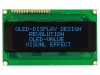 Afișaj OLED Raystar Optronics 20x4 Albastru, Alfanumeric, Interfață 6800, 16 Pini, Controler RS0010-TX