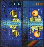 LITUANIA 2009, EUROPA CEPT - Astronomie, MNH, serie neuzata, tete-beche, Nestampilat