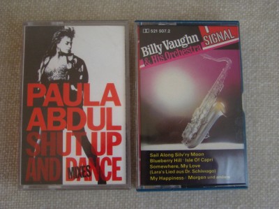 PAULA ABDUL / BILLY VAUGHN - 2 Casete Originale Turkey / Germany foto