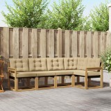 vidaXL Set de canapele de exterior cu pernă 5 pcs 3389471