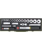 Trusa chei tubulare 1/4&quot; si 1/2&quot;, Proxxon 23020, 27 buc