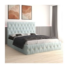 Pat Tapitat Eric Lemon + Saltea Lux Ortopedica 140x200cm