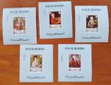 RAS AL KHAIMA-''MUZICENI CELEBRI''- SET de 5VAL.-COLITE NEDANT de LUX-MNH NESTAMP. -Calitate EXTRA