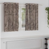 VidaXL Cortine de Catifea 2 piese cu &OElig;illets Cappuccino 140x140 cm