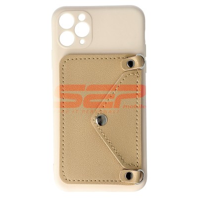Toc TPU Crossbody Wallet Apple iPhone 11 Pro Max BEIGE foto