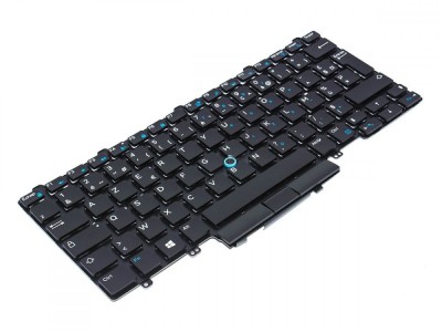 Tastatura laptop second hand Dell Latitude E5450 E5470 5480 E7450 E7470 7480 DPN 0W93F7 Layout Franceza foto