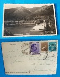 Carte Postala veche perioada Regala, circulata anul 1936 - Tusnad Bai, Sinaia, Printata