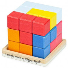 Joc de logica BigJigs Toys Cub 3D foto