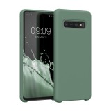 Husa pentru Samsung Galaxy S10, Silicon, Verde, 47732.166, Carcasa