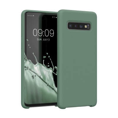 Husa pentru Samsung Galaxy S10, Silicon, Verde, 47732.166 foto