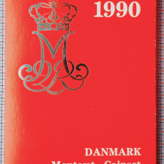 M01 Danemarca set monetarie 6 monede 1990 25, 50 ore 5, 10, 2 x 20 kroner km 871