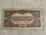 Bancnota 100 Pengo 1944 armata roșie Ungaria