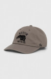 Cumpara ieftin American Needle șapcă de baseball din bumbac Austin Moto culoarea gri, cu imprimeu