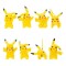Pokemon Battle Set 8 figurine Pikachu 5 cm