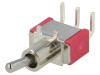Comutator Basculant SPDT ON-ON, 5A, 125V AC, Montaj PCB, Alama Cromata