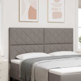 vidaXL Tăblie din Țesătură Geometric Gri taupe 180 cm țesătură 3337942