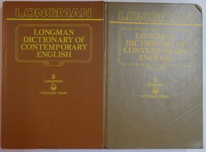 LONGMAN DICTIONARY OF CONTEMPORARY ENGLISH , VOL I - II , 1992