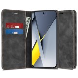 Husa piele Xiaomi Poco F8 Pro Asteroid GSM Confy Cover, negru