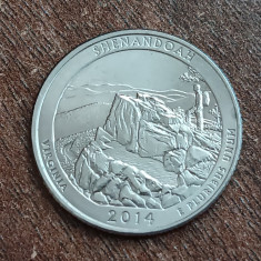 M3 C50 - Quarter dollar - sfert dolar - 2014 - Shenandoah - D - America USA