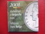 BELGIA 2001 - SET MONETARIE - ADIO FRANC BELGIAN (UNC ) - (307), Europa, Cupru-Nichel