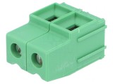 Regletă Conexiuni PCB 90&deg; 10,16mm 2 Piste