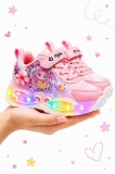 Cumpara ieftin Adidasi pentru fetite, roz cu luminite LED (Marime Disponibila: Marimea 23)