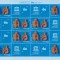 Romania 2005, LP 1702 b, UNESCO - 60 de ani, coala de 8 + 8 viniete , MNH!