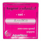Set Argint Coloidal ARGIKIT (Forte 100ml + Argipuff 100ml + BB-puff 50ml) 30ppm AGHORAS - Antibacterian, Antifungic, Antiviral