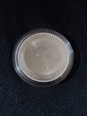 Australia 2023 1 dolar - Kangoroo - 1 OZ - Argint moneda foto