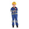 Costum de pompier pentru copii 128 cm 7-8 ani, Kidmania