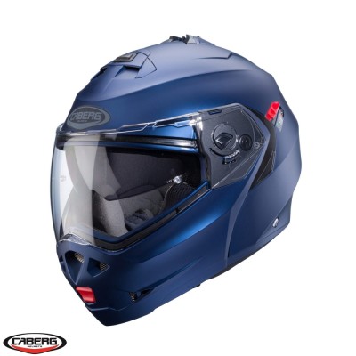 Casca modulabila pentru scuter - motocicleta (flip-up) Caberg model Duke X SV albastru mat Yama Pinlock ready &amp;ndash; lentila Pinlock inclusa L (59/60cm) foto