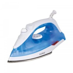 Fier de calcat orizontal cu talpa ceramica, putere 1600W, temperatura reglabila, albastru