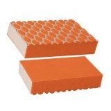 Burete Smirgheluit Portocaliu / #120 - 10Buc