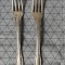 Lot de 2 furculite argintate, de colectie