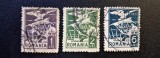 Rom&acirc;nia Regat - Emisiunea de Serviciu "Timbru Oficial" (1931&ndash;1940) - (1L , 2L , 6L , "Vulturul Regal &amp; Stema", Dintelate, Ștampilate) RO2