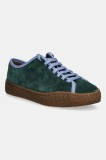 Camper sneakers din piele &icirc;ntoarsă Peu Terreno culoarea verde, K201824-002