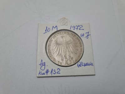 moneda germania rfg 10 m 1972 j.o. foto