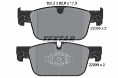 TEXTAR 2209801 Q+ set placute frana,frana disc foto