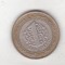 bnk mnd Turcia 1 lira 2009 , bimetal