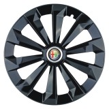 Set 4 Capace Roti 14 inchi (R14) Fame Negru, Compatibile Cu Alfa Romeo, Autohelix MSA
