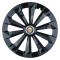 Set 4 Capace Roti 16 inchi (R16) Fame Negru, Compatibile Cu Alfa Romeo