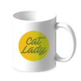 Cana alba personalizata CAT LADY, INOVATIX&reg;. 330ml