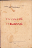 HST C1560 Probleme de pedagogie 1941 Raican Gătejeanu și Constantinescu