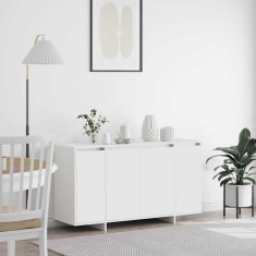 vidaXL Bufet Alb 135 x 41 x 69 cm Lemn compozit