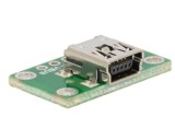 USB Mini-B Connector Breakout Board