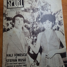 sport decembrie 1982-art.universitatea craiova fruntasa a fotbalului european