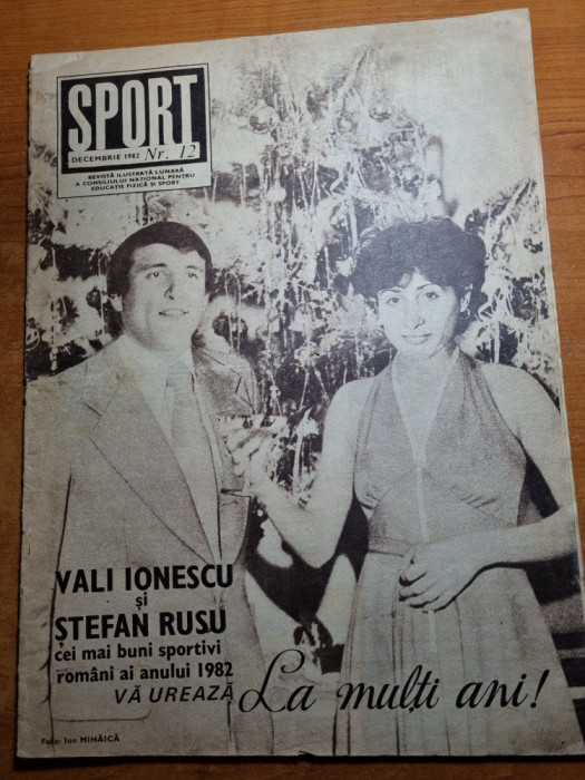 sport decembrie 1982-art.universitatea craiova fruntasa a fotbalului european