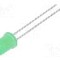 Dioda LED 5mm, verde, convex, 2.6...3.6V, LUCKYLIGHT - LL-504PGD2E-G5-2B